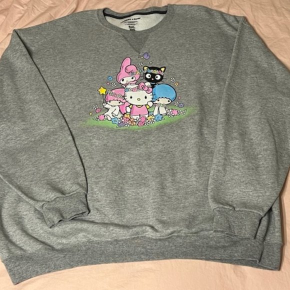 Sanrio Sweaters - Hello Kitty x Lootcrate Sweater. Grey. 3XL